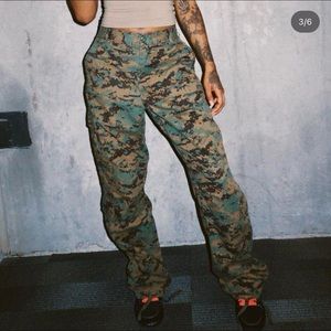 Digital Camo Cargo Pants